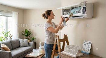 Split AC coil cleaning guide