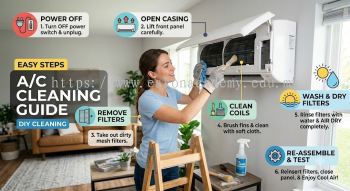 Split AC indoor unit cleaning guide