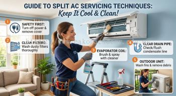 Split AC servicing techniques guide
