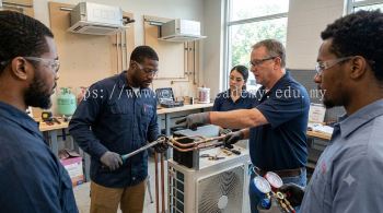 Variable refrigerant flow installation training