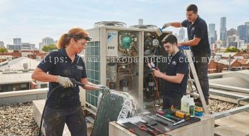 VRV system cleaning and servicing