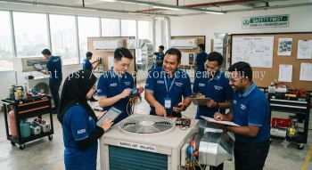 HVAC installation and commissioning workshop Malaysia