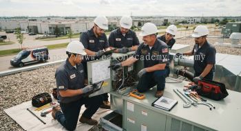 Industrial air conditioning installation training