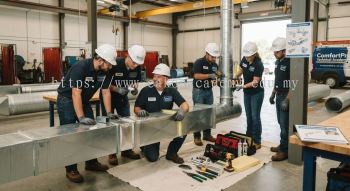 Industrial HVAC ducting installation course