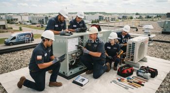 Industrial HVAC installation and servicing course