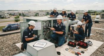 Industrial HVAC installation hands-on training