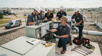 Industrial HVAC installation safety training