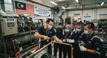 Industrial HVAC installation technician course Malaysia