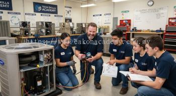 Air conditioning equipment servicing course
