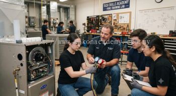 HVAC equipment servicing course