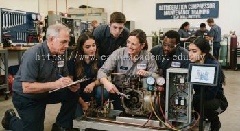 Refrigeration compressor maintenance training