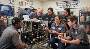 Refrigeration gas system maintenance training