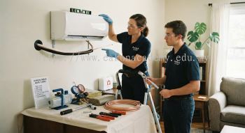 Air conditioner installation safety and quality practices