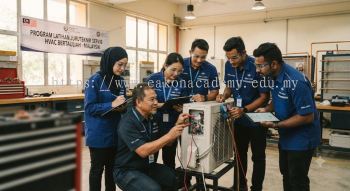 Certified HVAC service technician training Malaysia