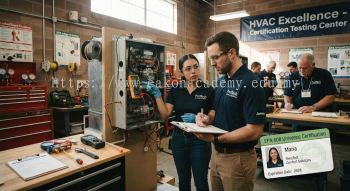 HVAC certification for maintenance technicians