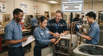 HVAC maintenance and repair certification program