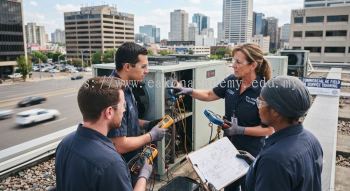 Commercial AC servicing course