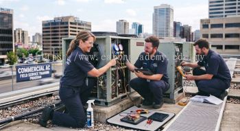 Commercial AC servicing training program