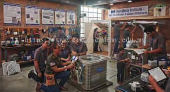 Air conditioning installation workshop course