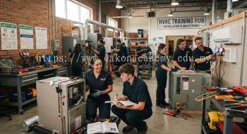 HVAC installation and maintenance workshop