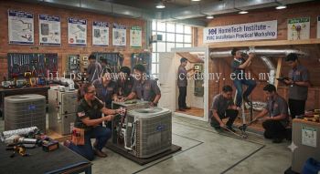 HVAC installation practical workshop