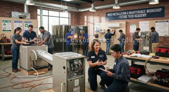 HVAC installation workshop