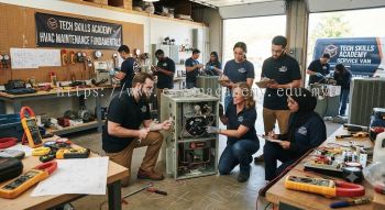 HVAC maintenance technician skills course