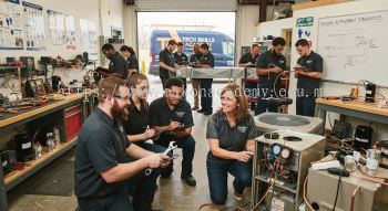 HVAC servicing skills training