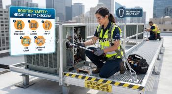 air conditioning maintenance height safety checklist