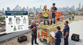 HVAC elevated work platform safety training