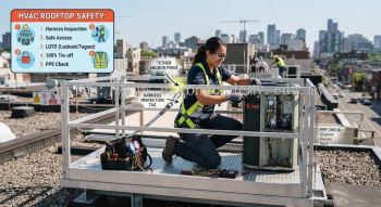 HVAC working at height safety procedures