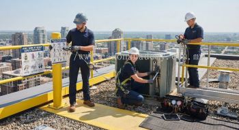 HVAC occupational safety working at height guide