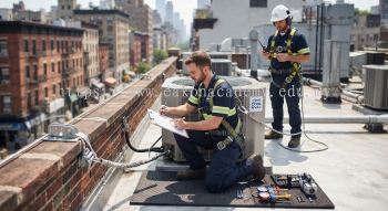 aircond contractor working at height safety rules