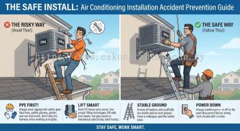 aircond installation accident prevention guide
