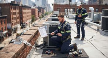 aircond technician PPE requirements for height work