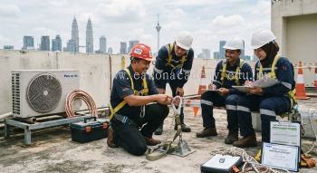 certified HVAC height safety training Malaysia