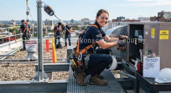 air conditioning rooftop installation safety procedures