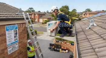 aircon installation working at height safety guide