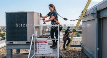 HVAC elevated work platform requirements