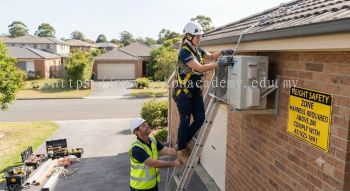 HVAC installation height safety requirements