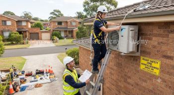 HVAC installation risk assessment height workk