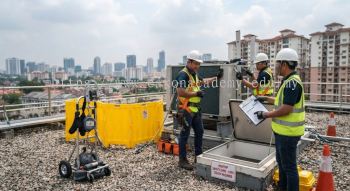 HVAC rooftop safety equipment for technicians