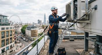 air conditioning maintenance safety at height