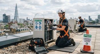 air conditioning outdoor unit maintenance safety