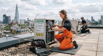aircon servicing safety harness requirements