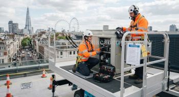 HVAC elevated work platform maintenance safety