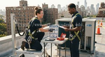 fall prevention guide for HVAC technicians