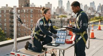 fall protection safety guide for HVAC technicians