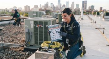 HVAC installation safety fall protection checklist