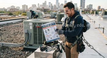 HVAC safety compliance fall protection guide